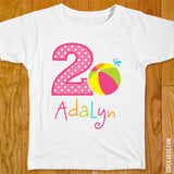 Pink Pool Birthday Iron-On