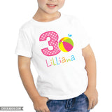 Pink Pool Birthday Iron-On