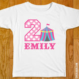 Pink Carnival Birthday Iron-On