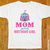 Pink Carnival Birthday Family Iron-On