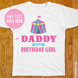 Pink Carnival Birthday Family Iron-On