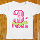 Pink Golf Birthday Iron-On