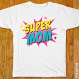 Pink Superhero Family Iron-On