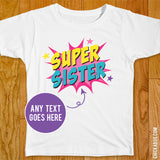 Pink Superhero Family Iron-On