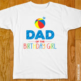 Pool Birthday Family Iron-On