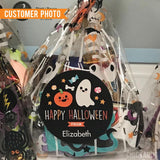 Pumpkin, Ghost, and Candy Halloween Stickers