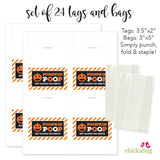 "Pumpkin Poop" Halloween Paper Tags and Bags