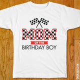 Race Car Birthday Family Iron-On