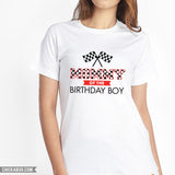 Race Car Birthday Family Iron-On