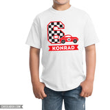 Race Car Birthday Iron-On