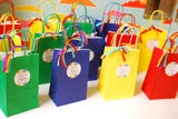 Rainbow Birthday Party Favor Stickers