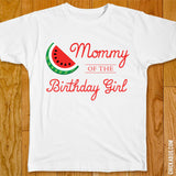 Red Watermelon Birthday Family Iron-On