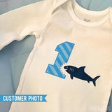 Shark Birthday Iron-On