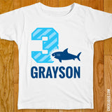 Shark Birthday Iron-On