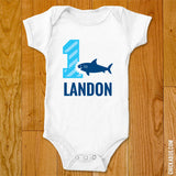 Shark Birthday Iron-On