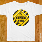 Construction "Birthday Crew" Iron-On