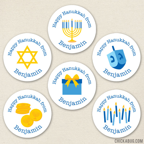 Hanukkah Stickers - Mixed Set