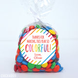 Colorful Teacher Appreciation Stickers