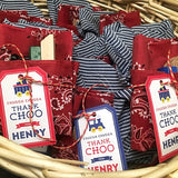 Train Party Favor Tags (EDITABLE INSTANT DOWNLOAD)