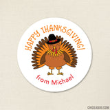 Thanksgiving Turkey Stickers