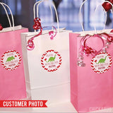 Dinosaur Valentine's Day Stickers