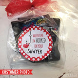 "I'm Hooked on You" Valentine's Day Stickers