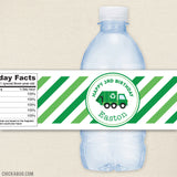 Garbage Truck Birthday Party Water Labels