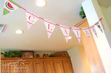 Pink Watermelon Party Banner (INSTANT DOWNLOAD)