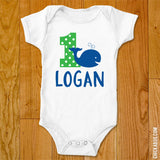 Whale Birthday Iron-On