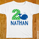 Whale Birthday Iron-On