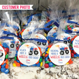 Monster Truck Valentine's Day Stickers