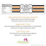 "Witches Brew" Halloween Drink Labels