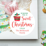 Cupcake Sweet Christmas Gift Labels