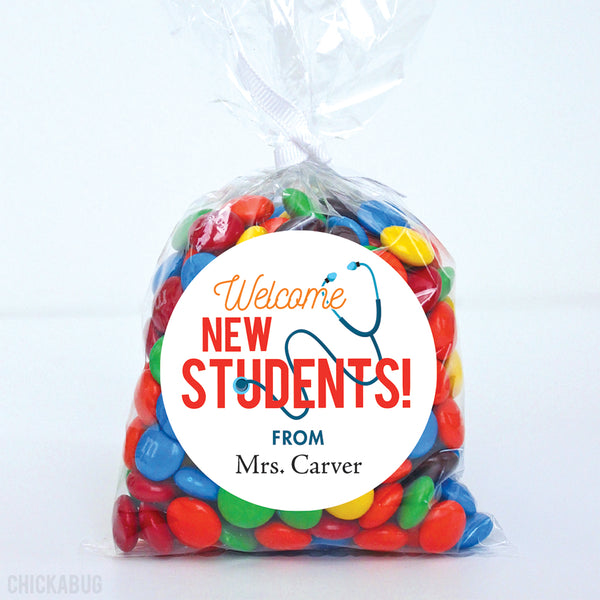 Nursing School "Welcome New Students" Stickers