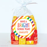 "Bright School Year" Back to School Stickers