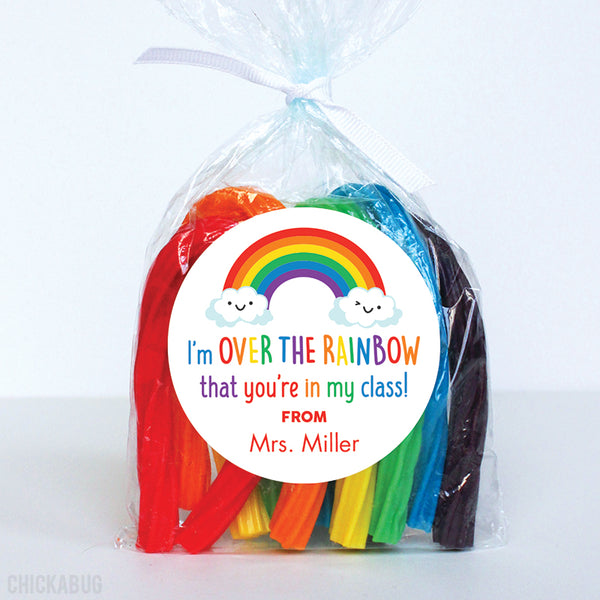 "Over The Rainbow" Back to School Stickers