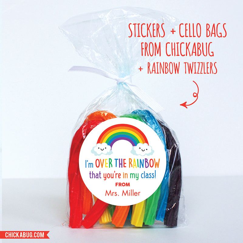 "Over The Rainbow" Back to School Stickers