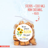 "Bloom This Year" Flowers Back to School Stickers