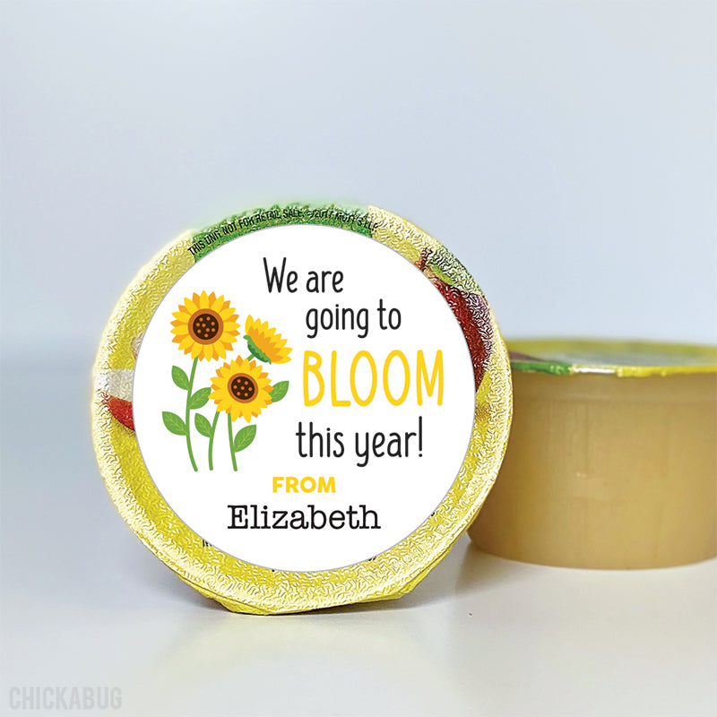 "Bloom This Year" Flowers Back to School Stickers