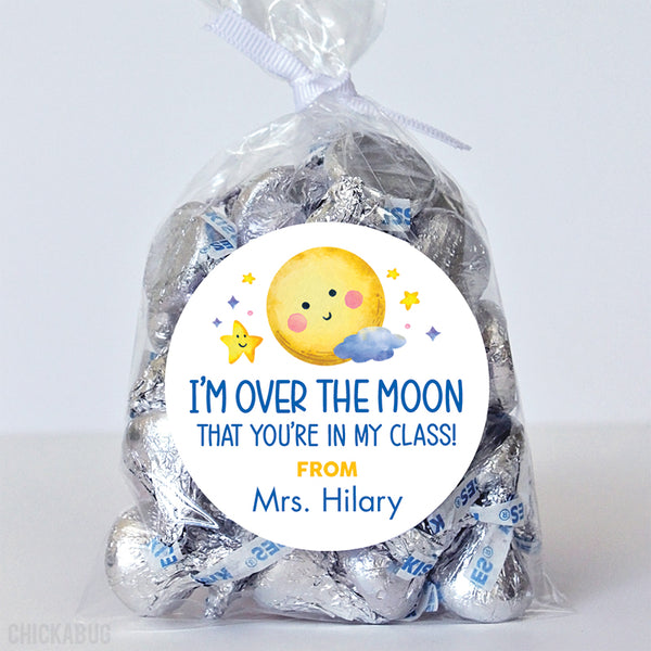 "Over The Moon" Back to School Stickers