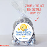 "Over The Moon" Back to School Stickers