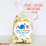 "Happy to SEA You" Back to School Stickers