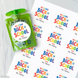 Rainbow Welcome Back to School Stickers