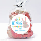 Bunny "Hopping Good Year" Back To School Stickers