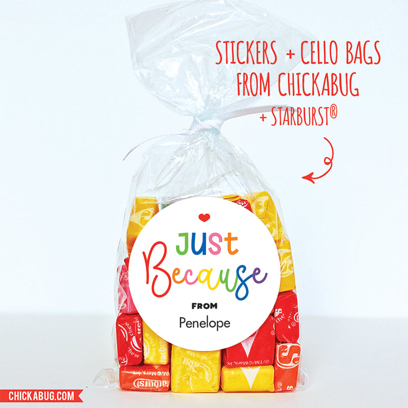 "Just Because" Gift Stickers