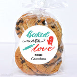 "Baked With Love" Stickers