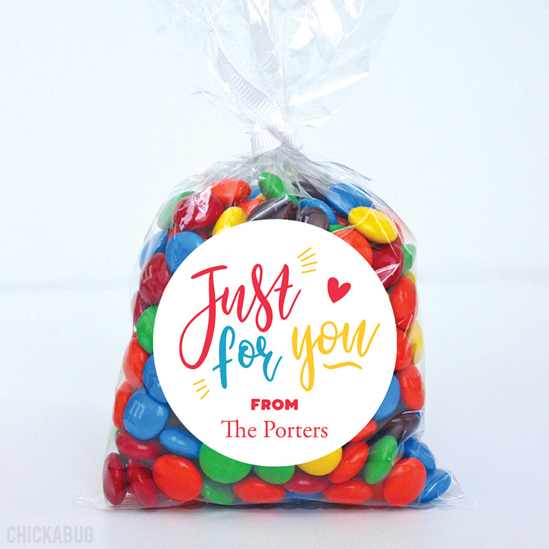 "Just For You" Gift Labels