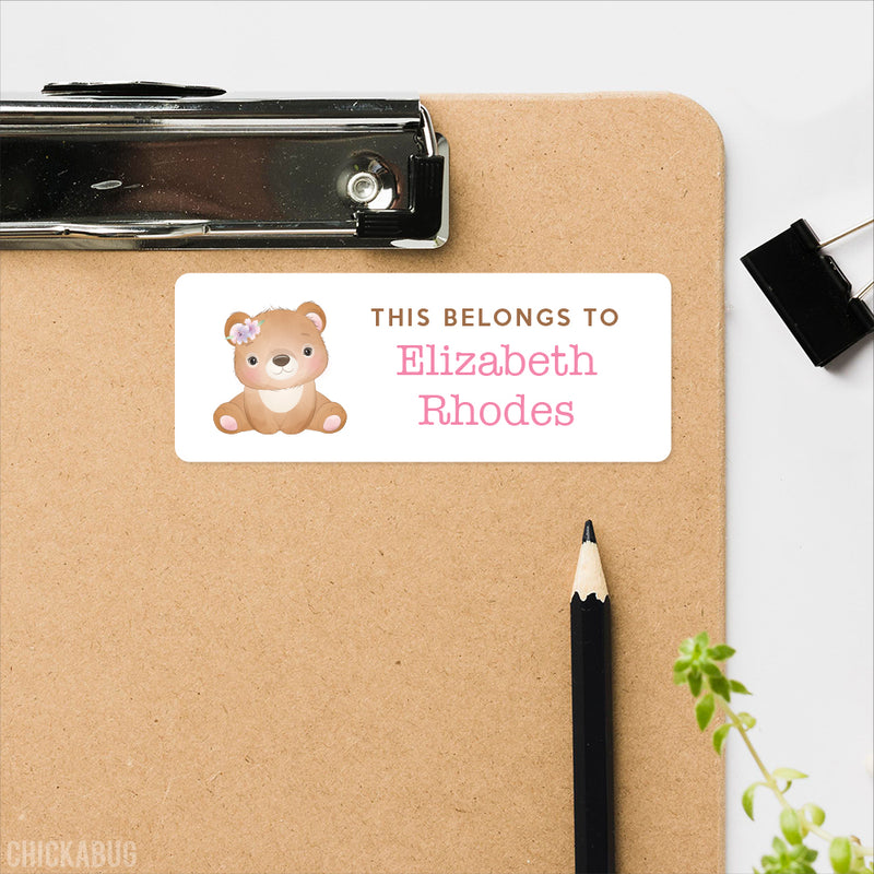Woodland Animal Babies "This Belongs To" Labels