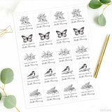 Woodland Woodcuts "From The Library Of" Bookplate Labels
