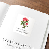 Vintage Floral "From The Library Of" Bookplate Labels